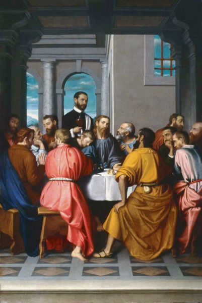 《Ultima cena》,Giovanni Battista Moroni 《Ultima cena》,Giovanni Battista Moroni