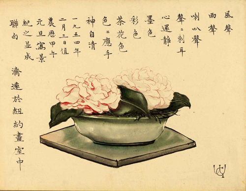 王济远 《盆花》 中国嘉德供图 王济远 《盆花》 中国嘉德供图