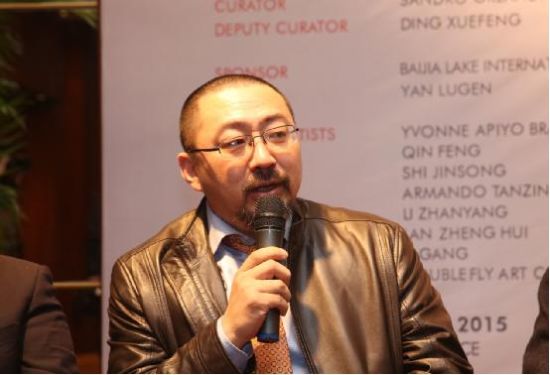 运营方代表季晓枫在新闻发布会现场 运营方代表季晓枫在新闻发布会现场