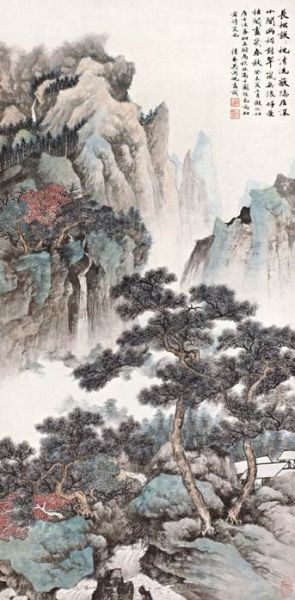 吴湖帆 《翠岚居隐》 吴湖帆 《翠岚居隐》