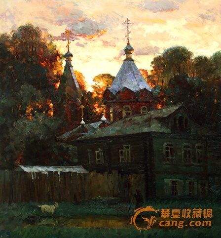 (库金《古老的勒热夫》,现藏于境艺园俄罗斯油画画廊) (库金《古老的勒热夫》,现藏于境艺园俄罗斯油画画廊)