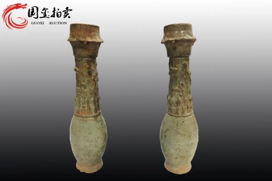 魏晋蛇龙动物纹魂瓶 魏晋蛇龙动物纹魂瓶