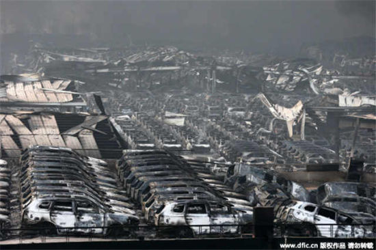 天津爆炸.雷诺大众损失最大