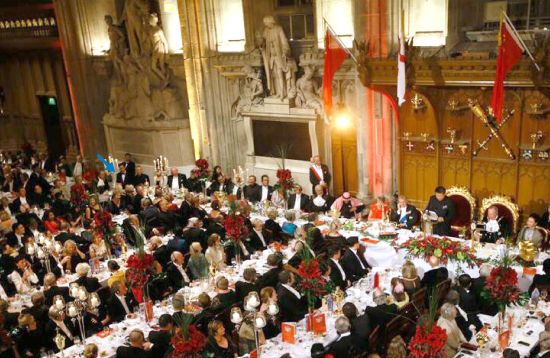 许家印参加伦敦金融城晚宴