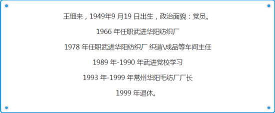 王细来履历