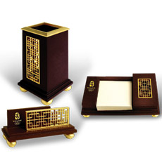 图文:北京印象商务礼品套装_奥运产品