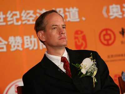 图文:可口可乐全球副总裁彼得富兰克林