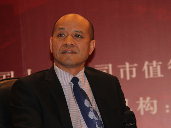 上图为上市公司市值管理研究中心执行主任刘国芳.
