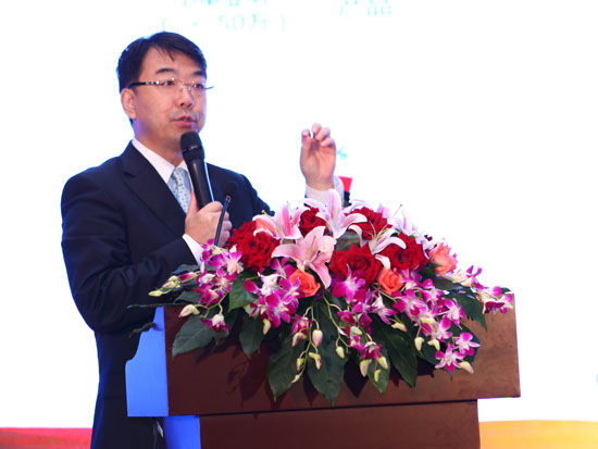 “第十二届中国国际金融论坛”于2015年10月22日-23日在上海召开。上图为上海市租赁行业协会会长高传义。(图片来源：新浪财经)
