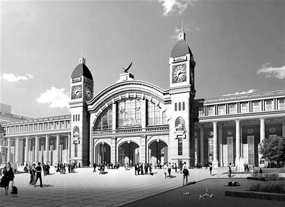 图文:汉口火车站悄然变脸