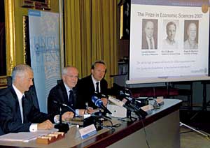 07诺贝尔经济学奖_聚焦2007年度诺贝尔经济学奖