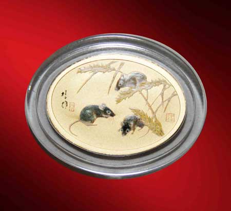 中国金币总公司推出鼠年彩色金银纪念章_滚动