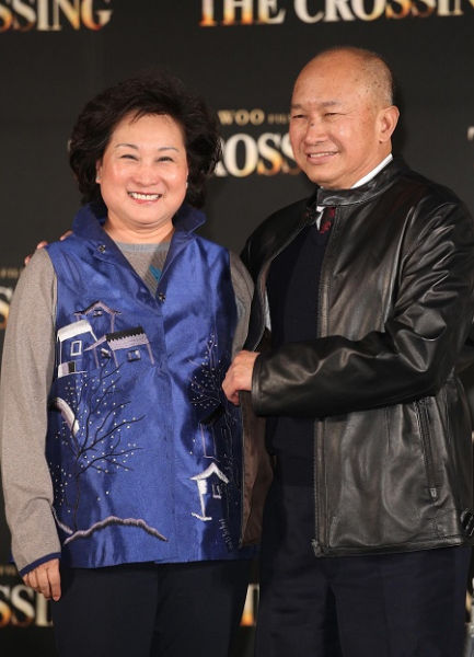 吴宇森与太太牛春龙 吴宇森与太太牛春龙