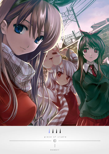 日本插画师深崎暮人可爱美眉CG作品集(2)_壁