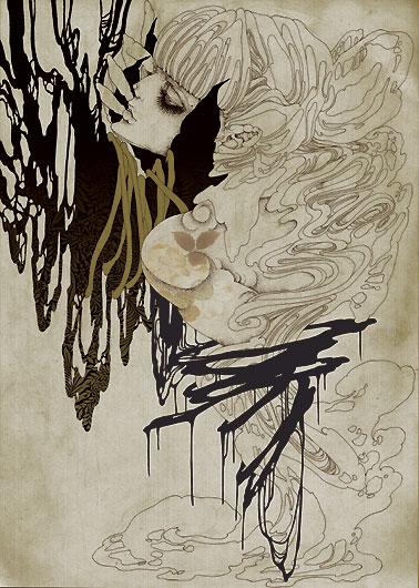 诡异梦境日本插画设计师加腾彩