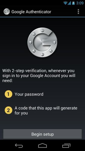 谷歌身份验证器 Google Authenticator_手机安全