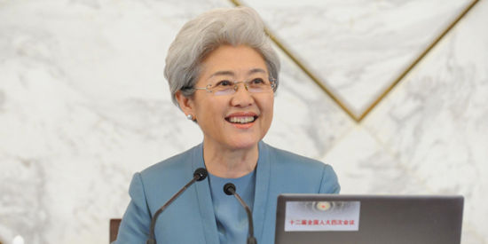 实时播报人大会议首场发布会 傅莹任发言人