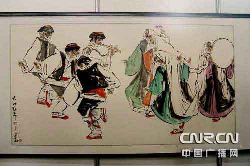 中国画·画中国-走进新疆 美术作品展开展