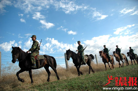 边界行边走边看之新巴尔虎右旗口岸连队