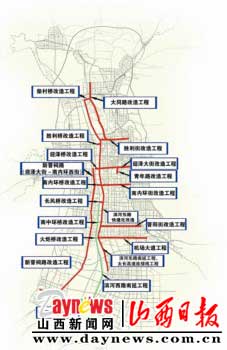太原市部分城建重点工程情况介绍(图)