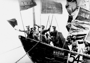 解放海南岛木船打军舰的奇迹