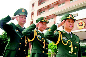 全市武警大换装