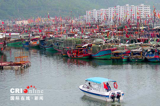 第6号热带风暴逼近 海南逐艘落实渔船回港避风