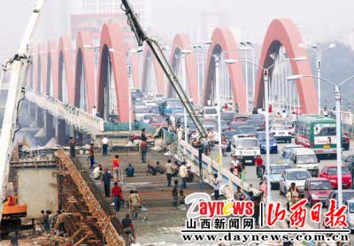 组图:太原市市政重点工程建设掠影