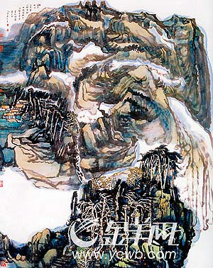 岭南艺术家:庄小尖山水画--凝静中的峻厚