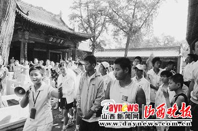 队员参加保护国家级文物活动 体现特奥宗旨(图