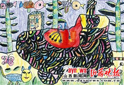 山西晚报第三届希望杯少儿绘画大赛(图)