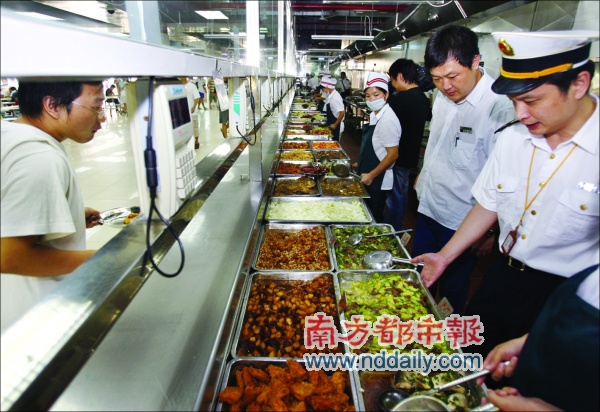 大学城饭堂满意卫生抽查