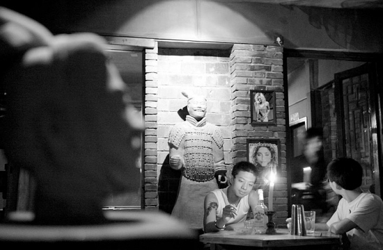 兵马俑主题酒吧西安开业