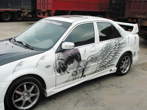 个性车贴 百变车身(图)