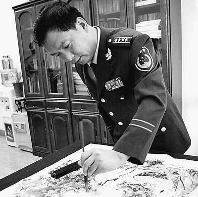 十七大代表风采:独臂英雄丁晓兵