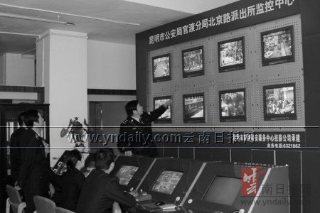 官渡公安:让商人路灯下放心做生意