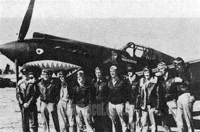曾于二战时期在中国作战的美国航空志愿队(即