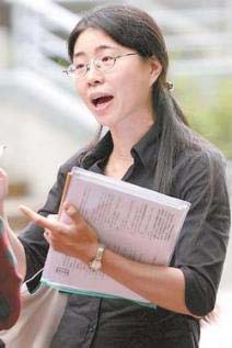 美国凯泽案台湾女间谍首次公开面对媒体