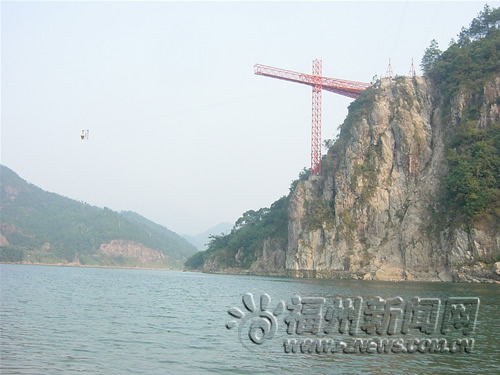 全国最高蹦极跳台在永泰下月开放