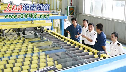 海口海关为浮法玻璃项目减免税款约5869万