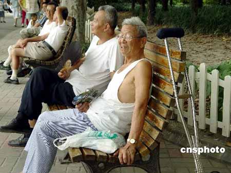 调查显示中国城市老人98%自我养老(图)