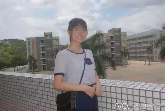 被撞身亡的女状元方尧平,今年刚19岁。图片来自怀集中学网