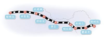 郑徐高铁车站设置