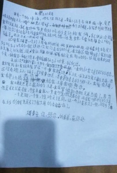 弟弟作文