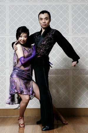 方俊&陈昭:双人国标舞十六年(组图)