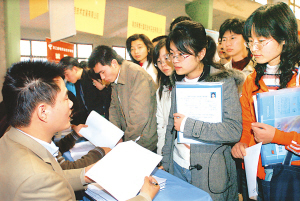真情关注35万大学生找工作