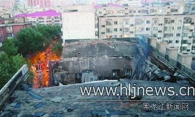 哈尔滨一栋楼房发生爆炸1人死亡(组图)