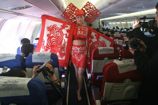 图文:陕西民间艺术上万米高空