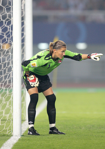 图文:挪威队守门员