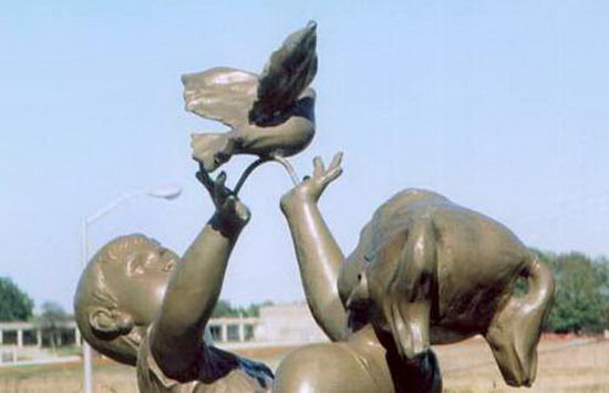 组图:大洋彼岸飞来天使的鸽子